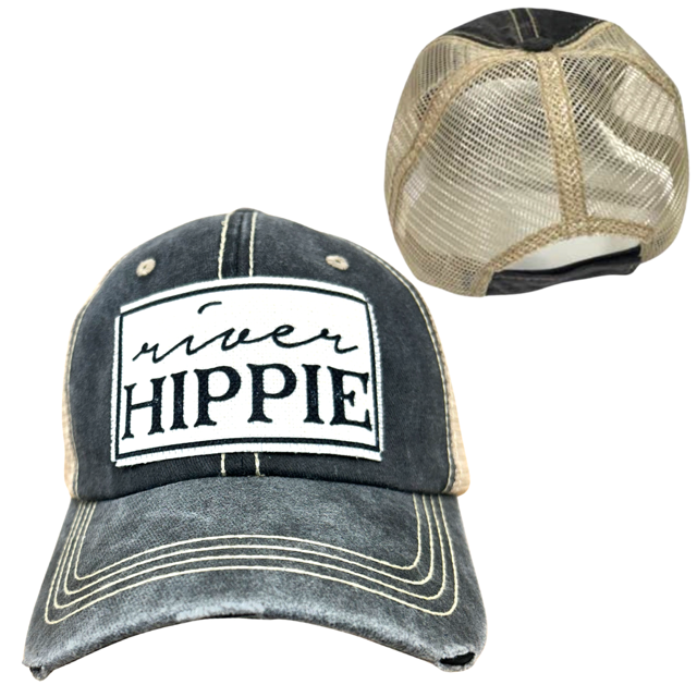RIVER HIPPIE | UNISEX HAT | DISTRESSED: Montana Boho Western Spirit Accessories