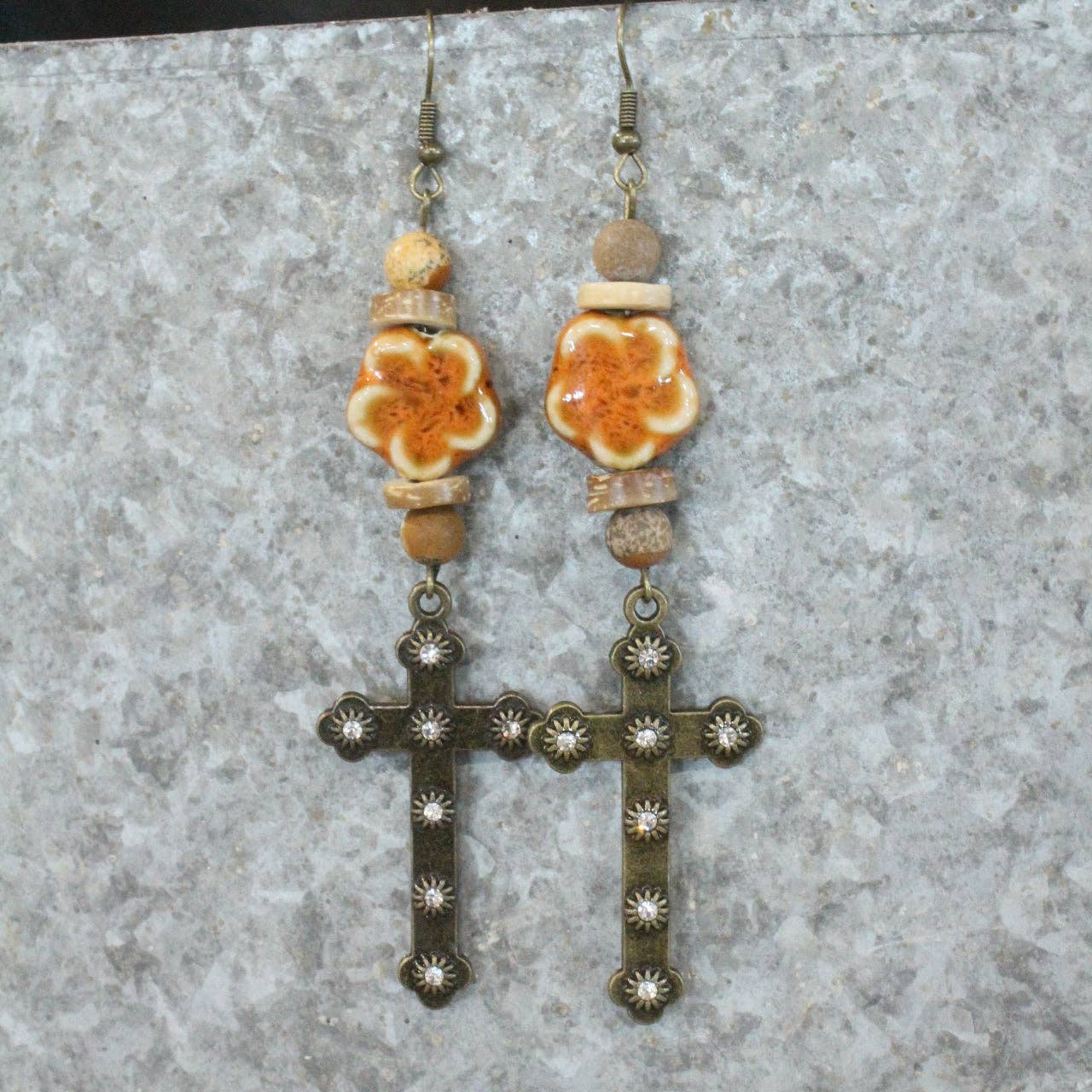 God Is Good All The Time Dangle Earrings: FREE SPIRIT DREAMER Series: Boho & Free-People loving styles.