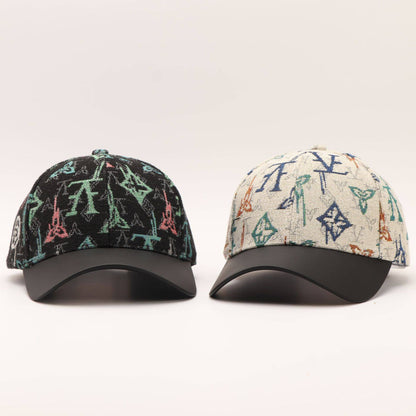 Color block Geo Pattern Baseball Cap: Montana Boho Western Spirit Fashion: