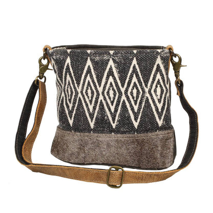 Azure Printed Shoulder Bag—Montana Boho Western Spirit Fashion