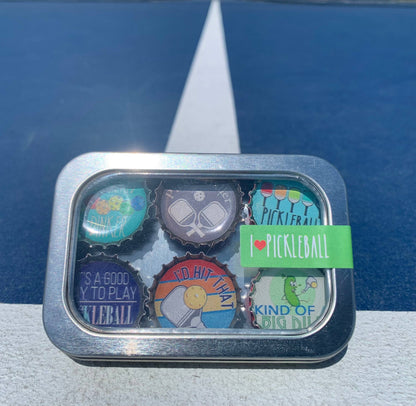 Pickleball Magnets - Spring decor. Handmade & Eco-friendly