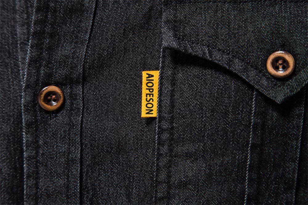 Boyfriend Western vintage relaxed fit denim shirt