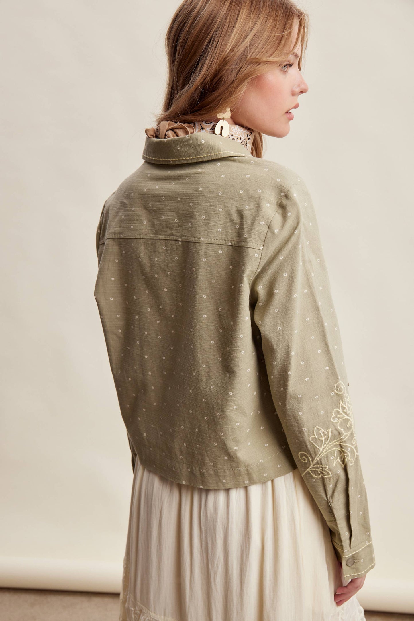 Embroidered Western Cotton Shirt
