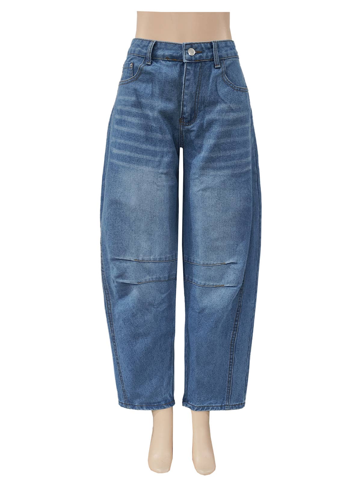 Relaxed Fit Barrel Jeans: Montana Boho Western Spirit Fashion: