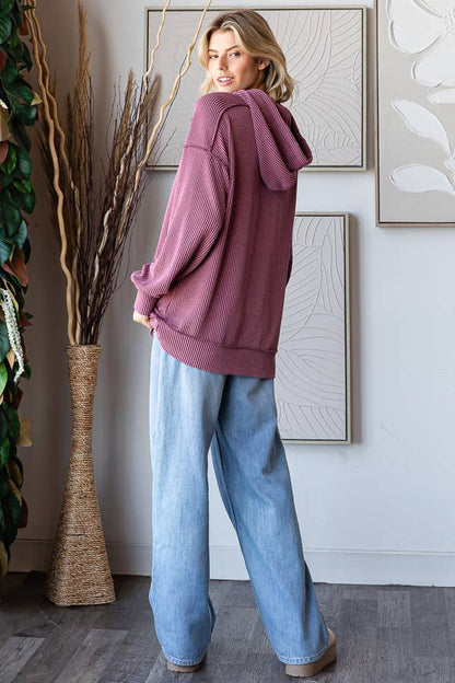 COMFY Series: Solid Rib Hoodie