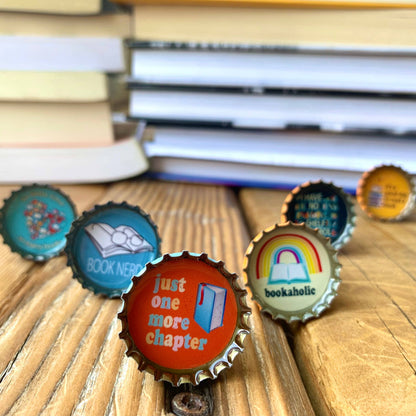 Book Lover Magnets - Handmade & Eco-friendly