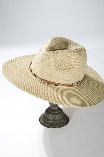 Panama Hat with Double Trim: Montana Boho Western Spirit Accessories