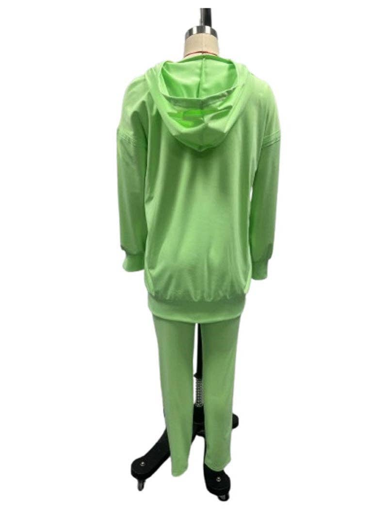 Casual Wanderer COMFY Series: Solid Hoodie and Leggings Set