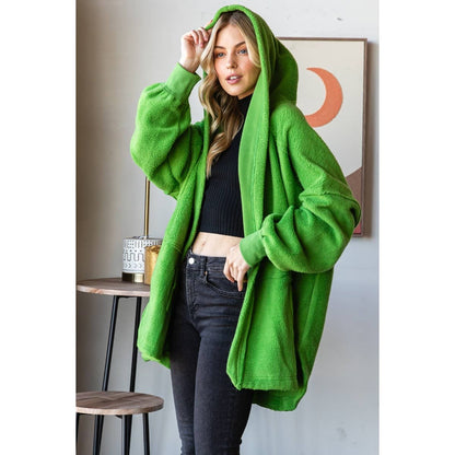 Lightweight Fleece Hooded Jacket