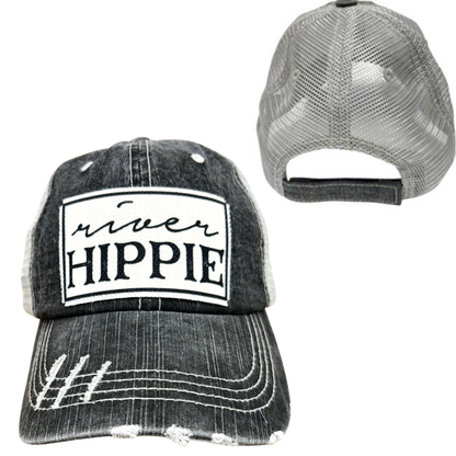 RIVER HIPPIE | UNISEX HAT | DISTRESSED: Montana Boho Western Spirit Accessories