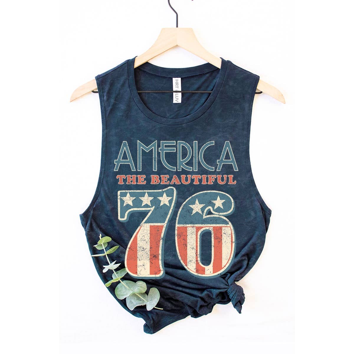 AMERICA 76 GRAPHIC TANK TOP: Montana Boho Western Spirit Fashion