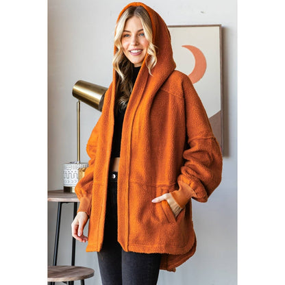 Lightweight Fleece Hooded Jacket