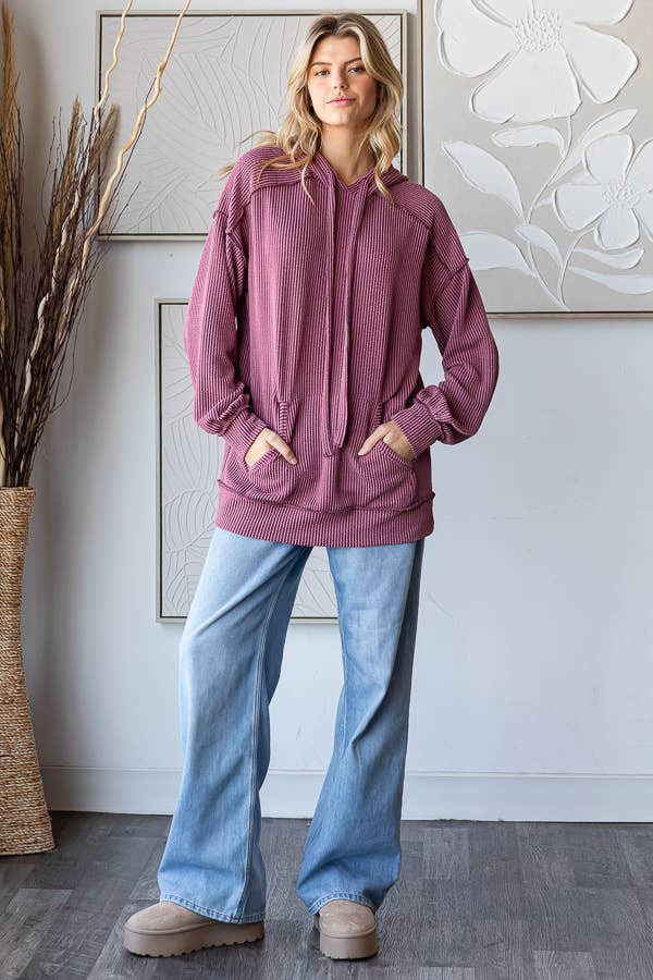 COMFY Series: Solid Rib Hoodie