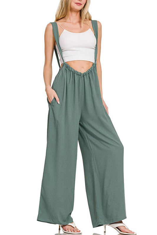 Jumpsuit: Suspender Tie-Back
