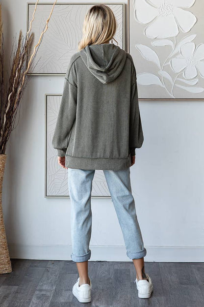 COMFY Series: Solid Rib Hoodie