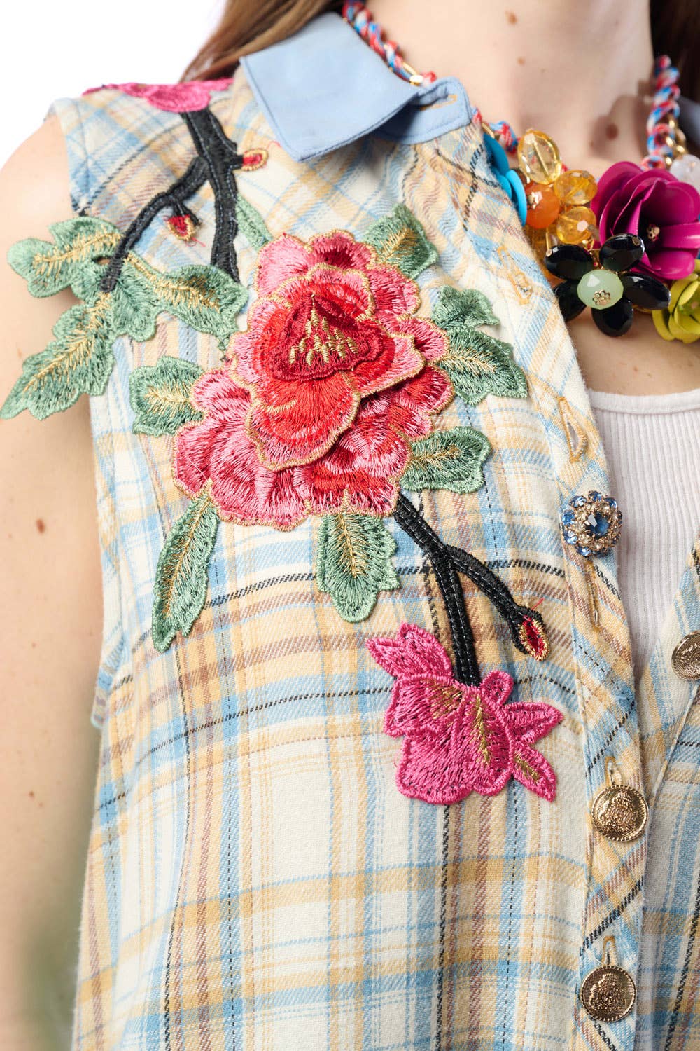 BoHo Spirit: You Are A Beauty Duster-Ivory/Blue | Duster Dress | Floral