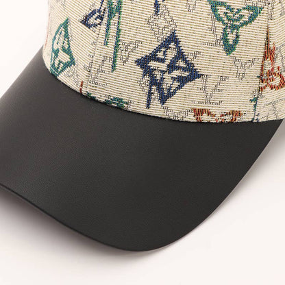 Color block Geo Pattern Baseball Cap: Montana Boho Western Spirit Fashion: