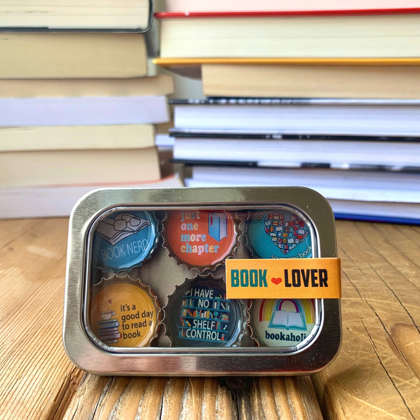 Book Lover Magnets - Handmade & Eco-friendly