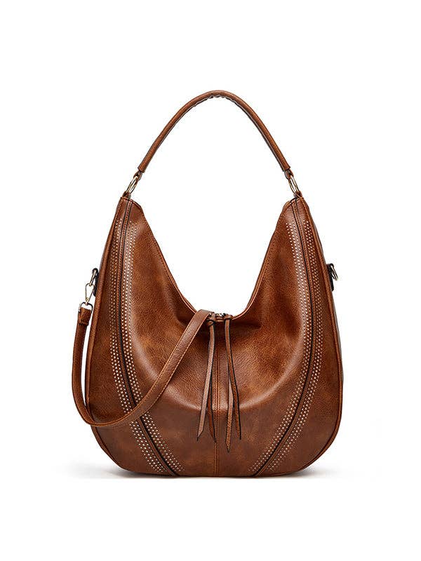 Hobo Bag—Pockets  2 Pcs Zipper Handbags