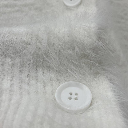 FREE SPIRIT DREAMER Series: Faux Mink Knit Oversized Cardigan Soft Cozy Sweater