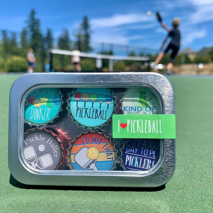Pickleball Magnets - Spring decor. Handmade & Eco-friendly