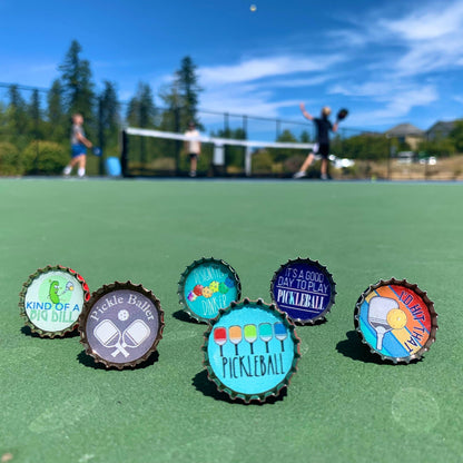 Pickleball Magnets - Spring decor. Handmade & Eco-friendly