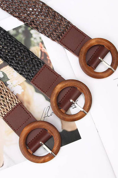 Brown Woven Belt