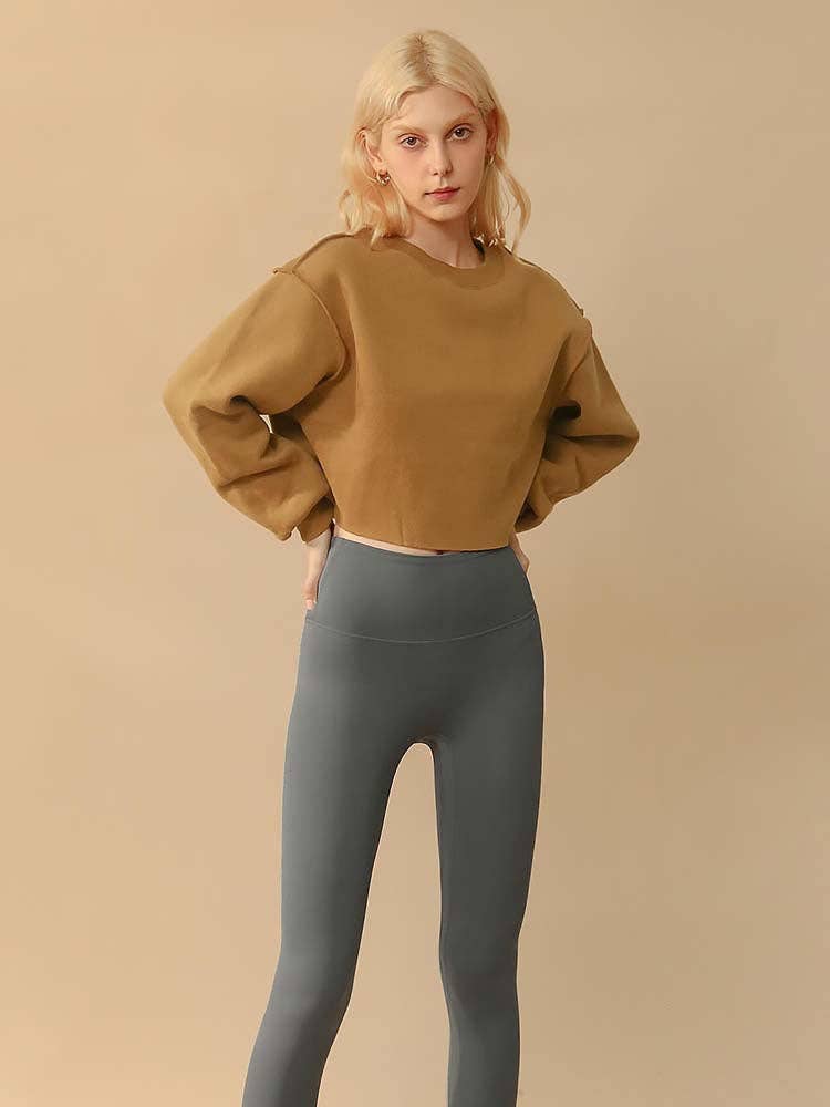 Butter SOFT: Cropped Sweatshirt (Long Sleeve)