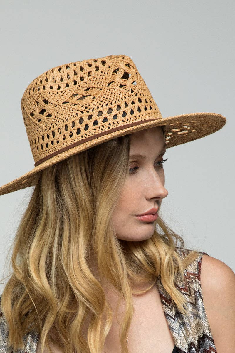 Open-Weave Panama Hat: Montana Boho Western Spirit Accessories