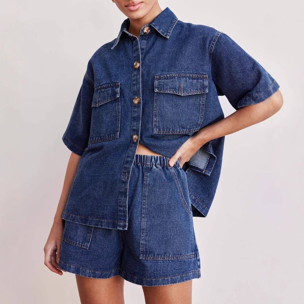 Boho Retro SHORTS DENIM: FREE SPIRIT DREAMER Series