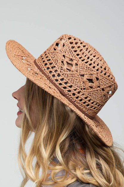Open-Weave Panama Hat: Montana Boho Western Spirit Accessories