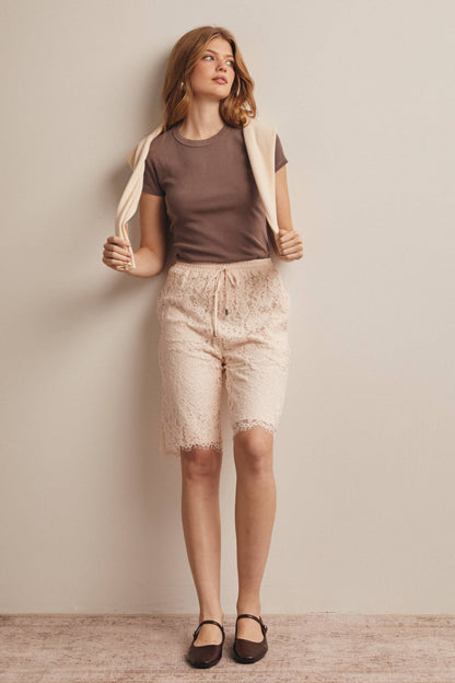 Simply Irresistible, Be the showstopper: Lace Bermuda Shorts