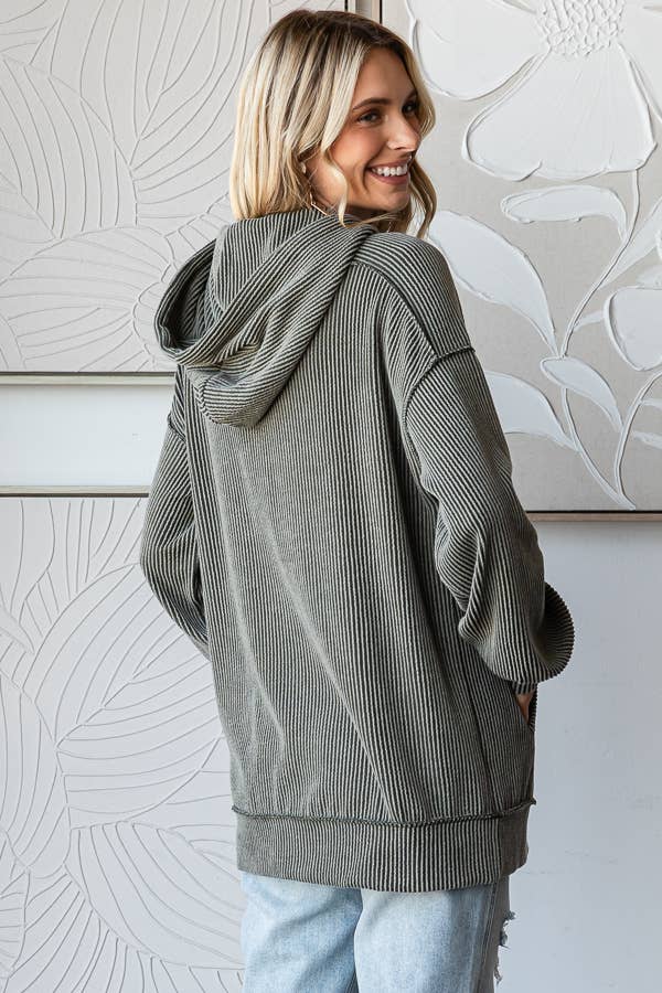 COMFY Series: Solid Rib Hoodie