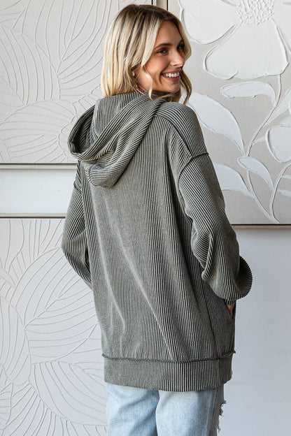 COMFY Series: Solid Rib Hoodie