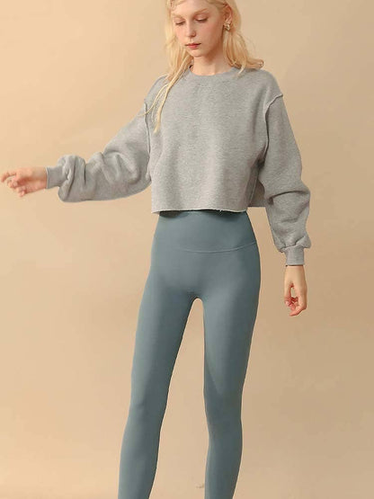 Butter SOFT: Cropped Sweatshirt (Long Sleeve)