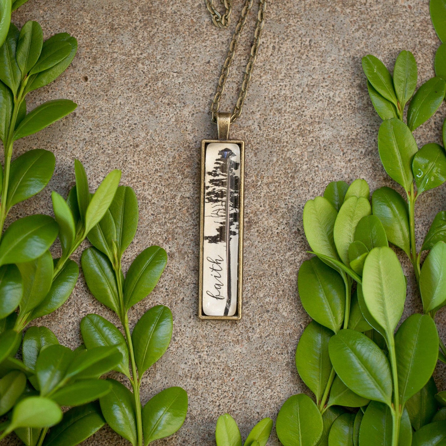 Faith Tree necklace Inspirational Jewelry for Christians—Montana Boho Western Spirit Jewelry: