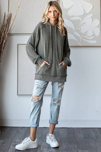 COMFY Series: Solid Rib Hoodie