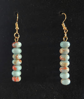Jewelry By Jess: Dangle Natural Stone Earrings