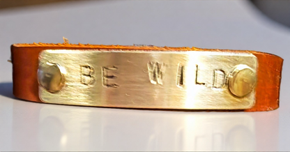 Storied Metals—"Be Wild" Cuff Bracelet