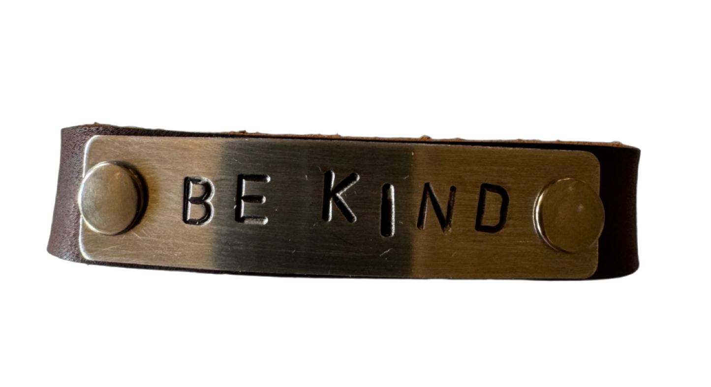 Storied Metals: "Be Kind" Cuff Bracelet