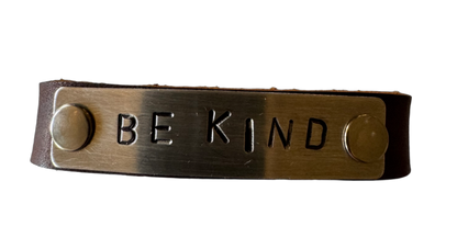 Storied Metals: "Be Kind" Cuff Bracelet