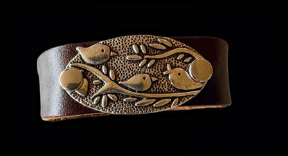 Storied Metals: "Birds in Flight" Cuff Bracelet