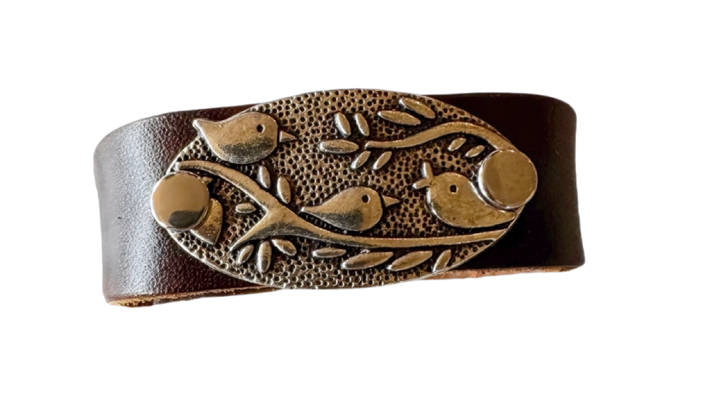Storied Metals: "Birds in Flight" Cuff Bracelet
