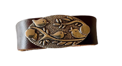 Storied Metals: "Birds in Flight" Cuff Bracelet
