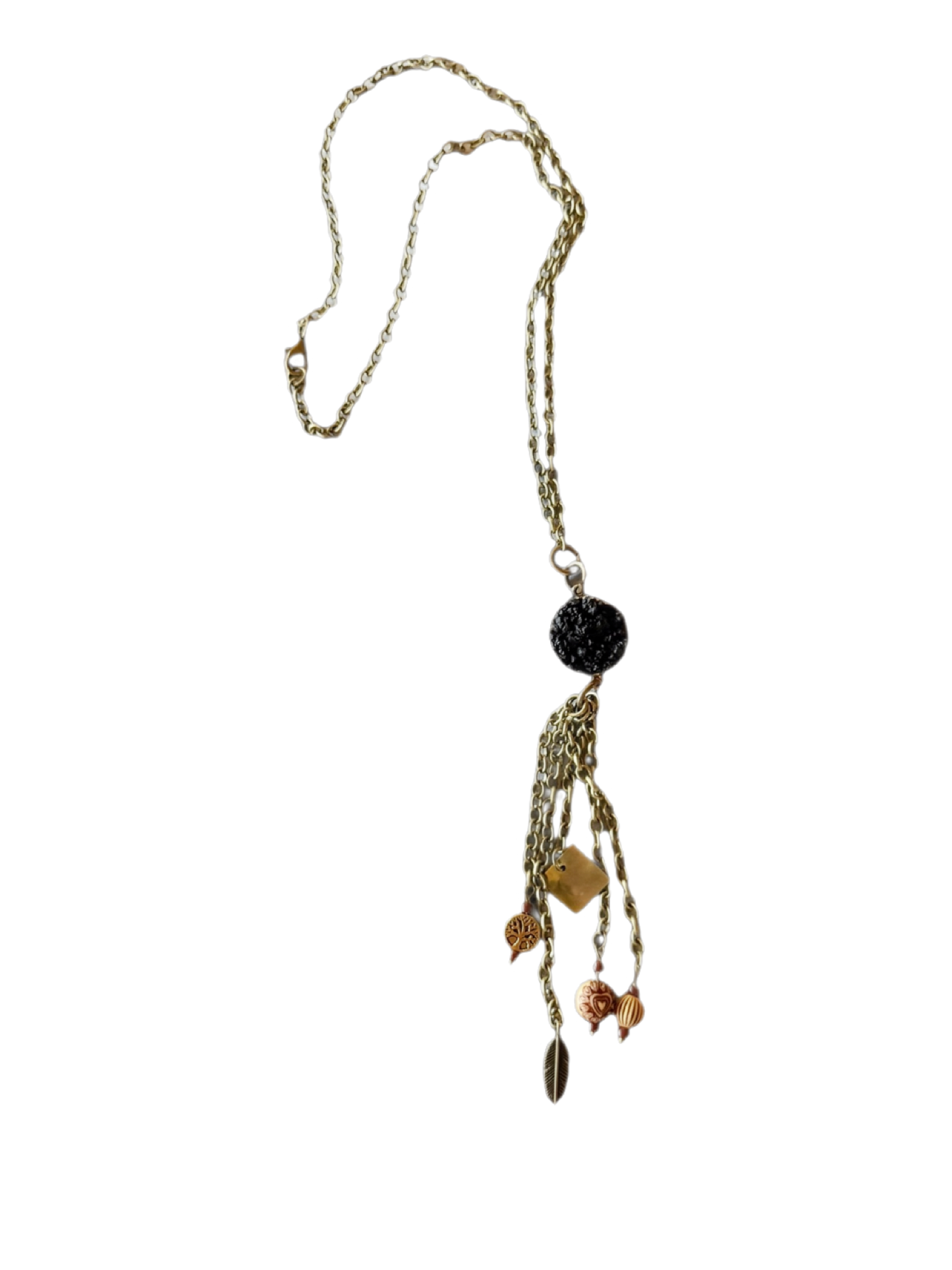 Storied Metals: "Druzy Doll" Necklace
