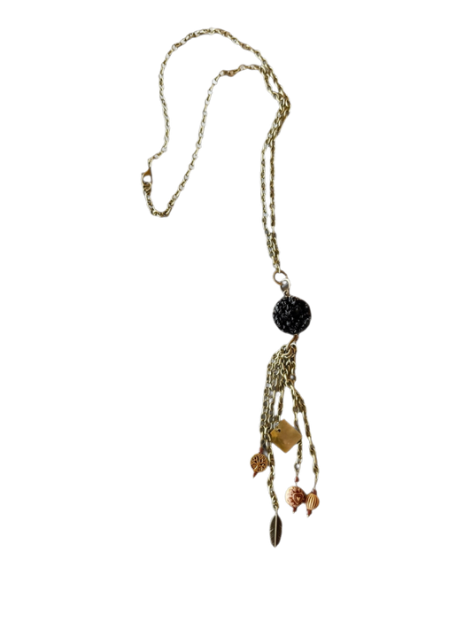 Storied Metals: "Druzy Doll" Necklace