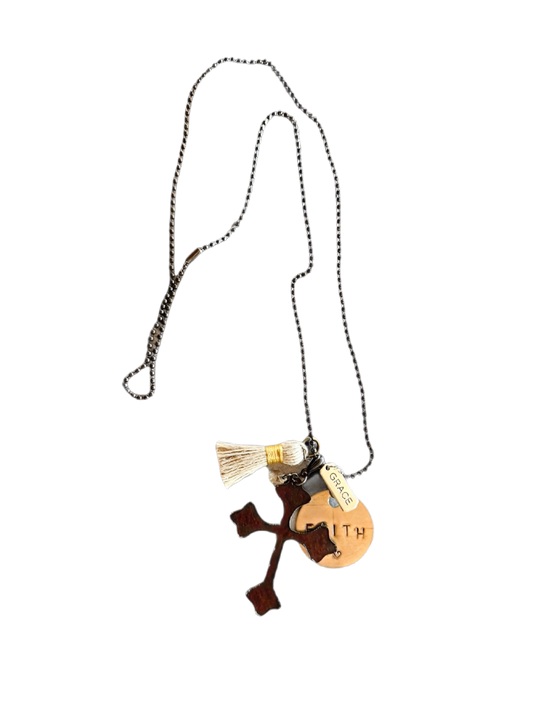 Storied Metals: "Faith" Necklace