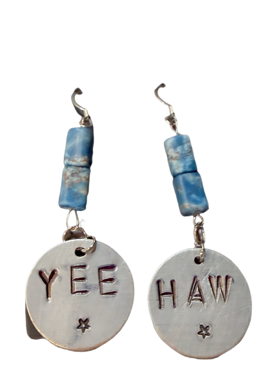 Storied Metals: "Yee Haw" Earrings