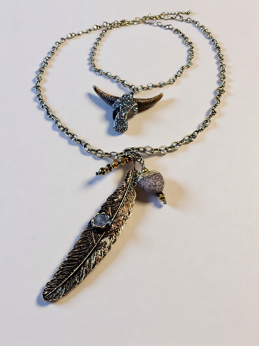 Ripples of YELLOWSTONE—"Shimmer on The Range" Necklace