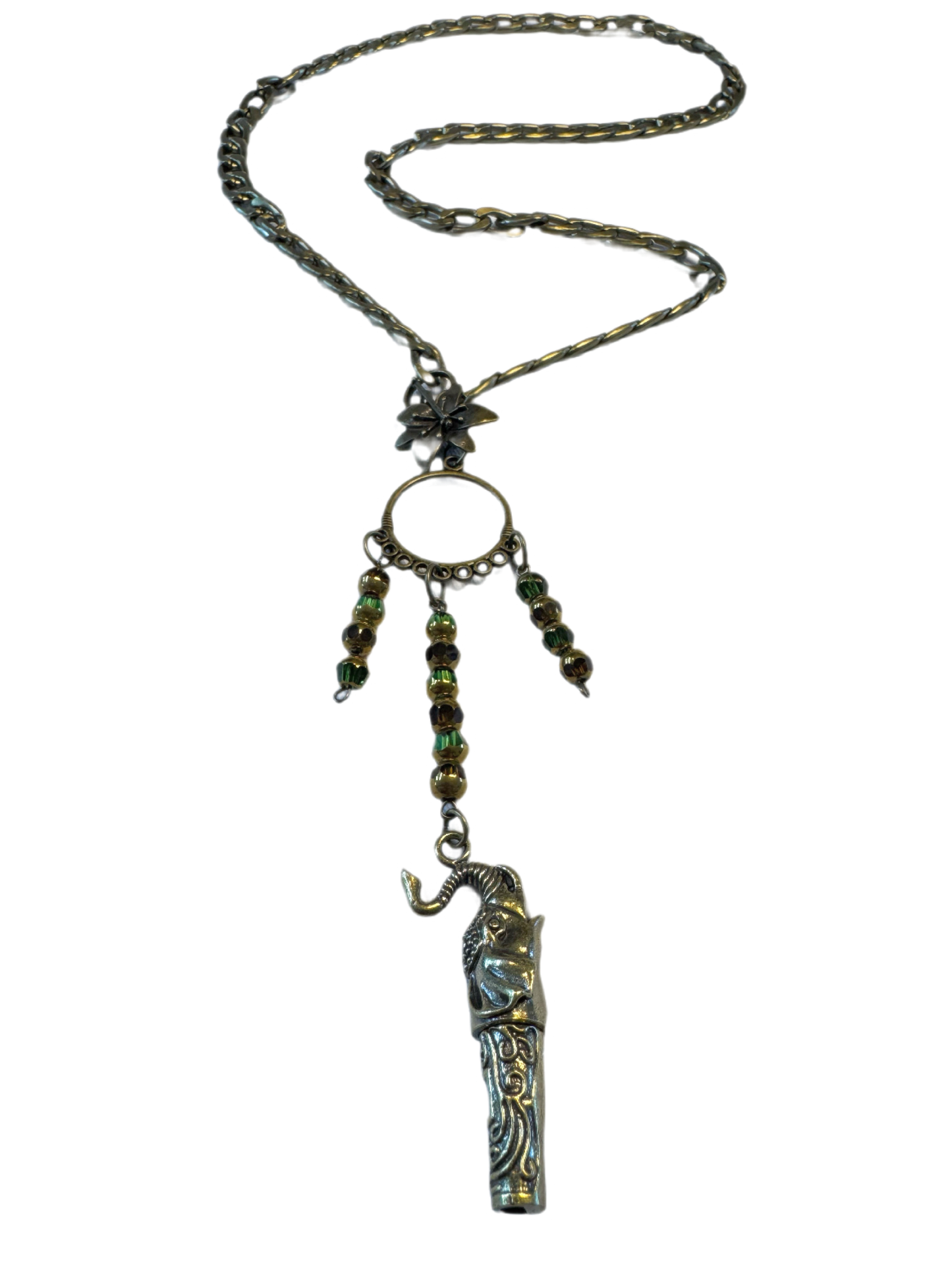 Ripples of YELLOWSTONE—"Elephant Whistle"  Necklace